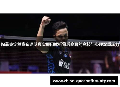 陶菲克突然宣布退队真实原因解析背后隐藏的竞技与心理双重压力